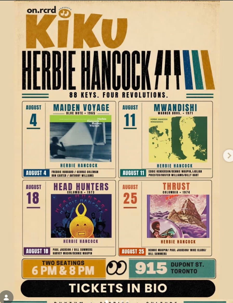 88 keys, four revolutions: Herbie Hancock in August
