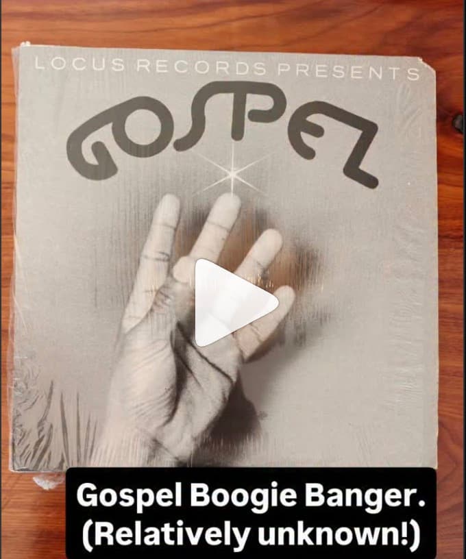 A gospel boogie banger, relatively unknown
