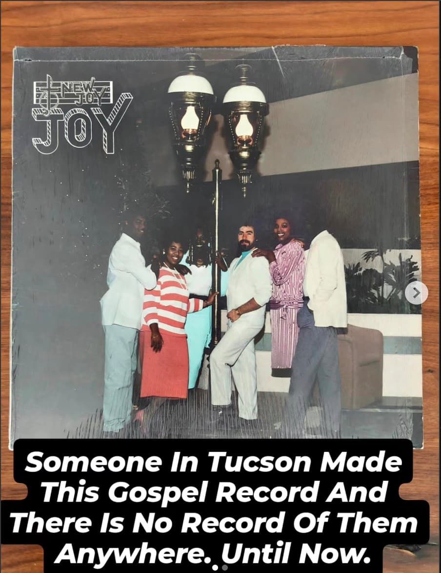 Someone in Tucson made this gospel record, and there's almost no trace of them